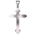 Sterling Silver Cross Pendant, 3/4" X 1.7mm Sterling Silver Cross Pendant, 3/4" X 1.7mm Sterling